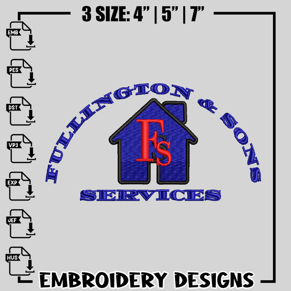fullington & sons services embroidery design