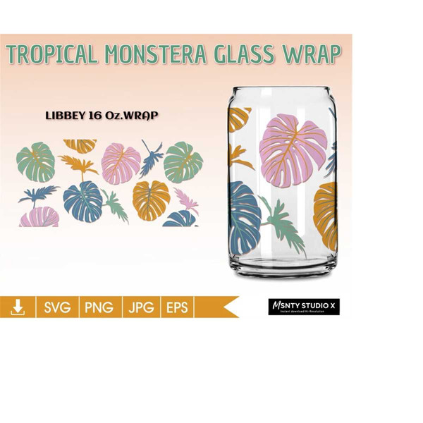 MR-29920230304-tropical-monstera-leaf-can-glass-wrap-svg-libbey-16oz-can-image-1.jpg