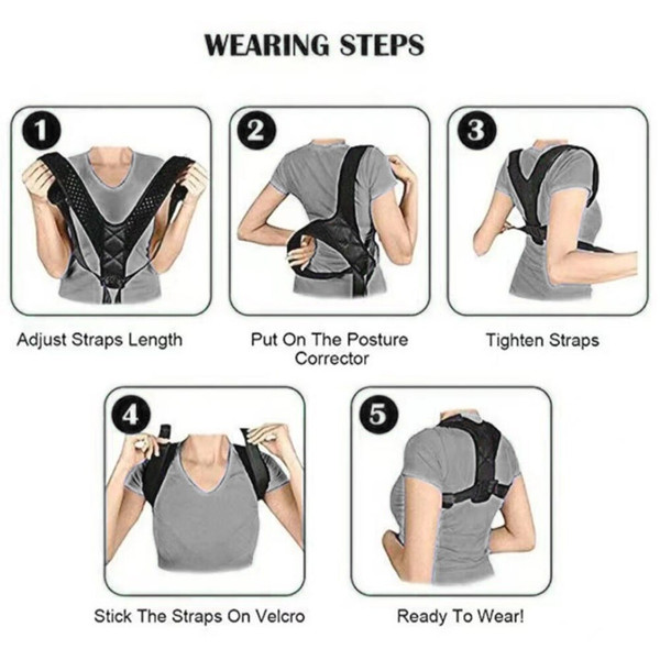 Back Posture Correction Belt Hunchback Prevention Correction of