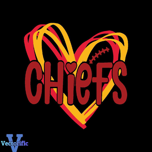 Retro Kansas City Chiefs Football Svg Digital Download