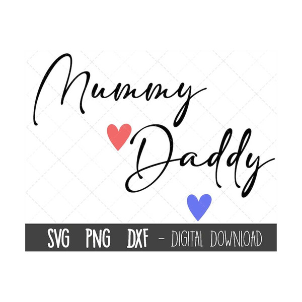 Love You Mama and Papa SVG Illustration par CreativeDesignShop