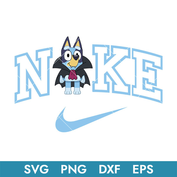 Bluey Nike Halloween Svg, Bluey, Bluey Svg, Bluey Dog, Blue, Blue Dog, Bluey Nike, Bluey Nike Halloween, BN08