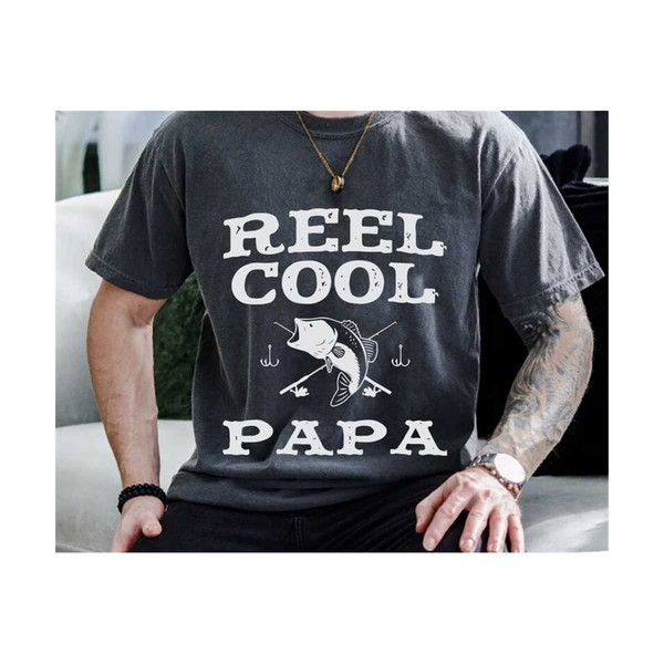 Reel Cool Papa SVG, Fishing Papa Svg, Father's Day Svg, Fish