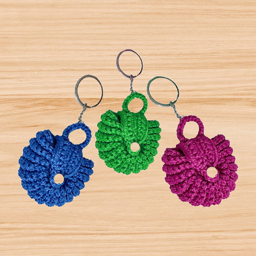 A Crochet bag keychain pdf pattern - Inspire Uplift