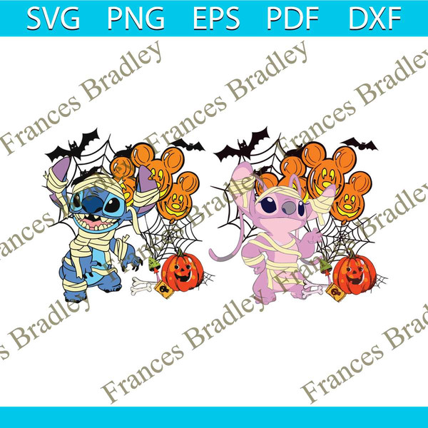 Stitch and Angel - Lilo and Stitch x Disney Inspired Custom