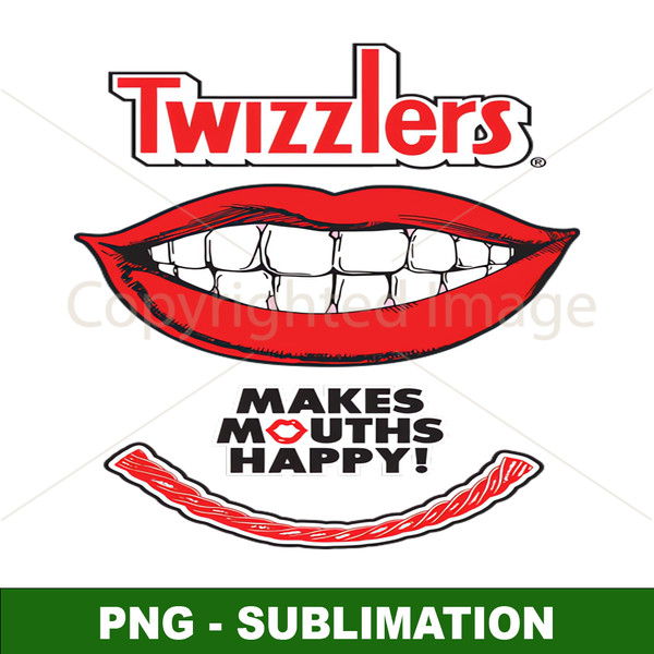 Twizzlers - Vibrant PNG Sublimation Design - Sweeten Your Creations with Deliciously Bold Patterns