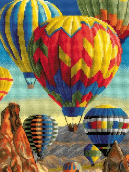 Kit Cross Stitch - Cappadocia Festival - Embroidery Kit - Needlework Kit (3).png