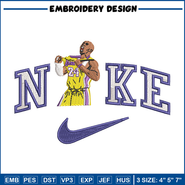 Nike player embroidery design, Basketball embroidery, Nike design,Embroidery file,Embroidery shirt,Digital download.jpg