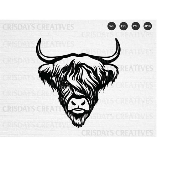 Highland Cow Svg| Heifer Svg| Farm Animals Svg| Bull Svg| hi - Inspire ...