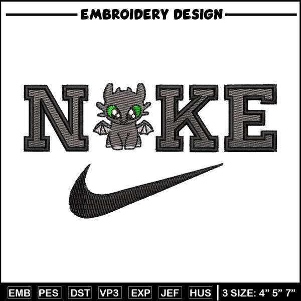 Nike x dragon embroidery design, Dragon embroidery, Nike design, Embroidery shirt, Embroidery file, Digital download.jpg