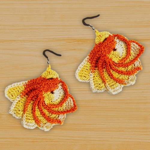 crochet earrings pattern