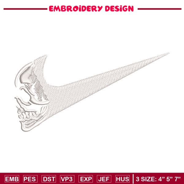 Nike horror embroidery design, Horror embroidery, Nike design, Embroidery shirt, Embroidery file, Digital download.jpg