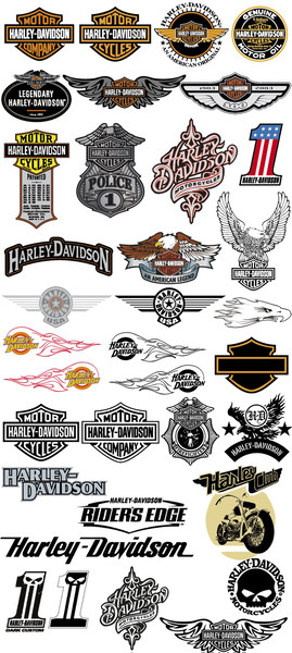 Harley Davidson SVG, Motorcycle SVG Bundle Logo, Motorbike E - Inspire ...