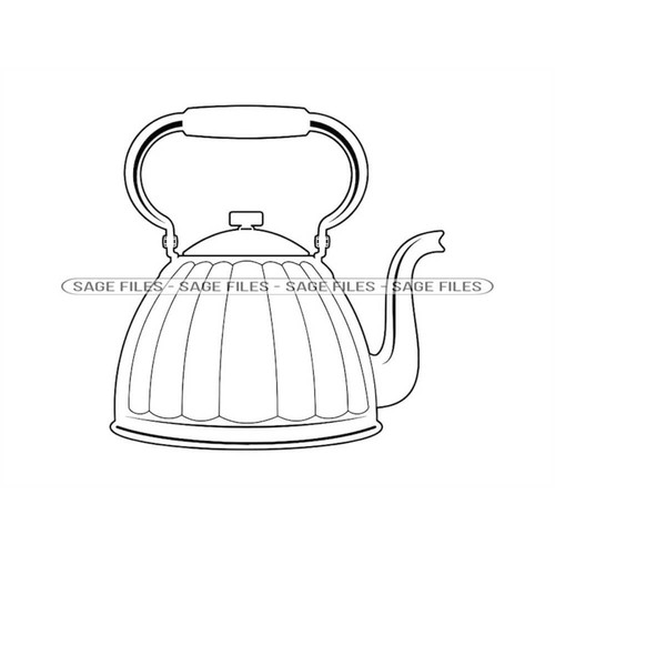 tea kettle sketch