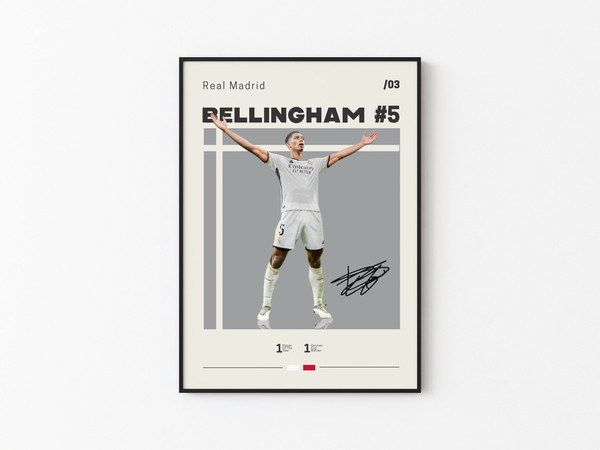 Poster Bellingham Real Madrid
