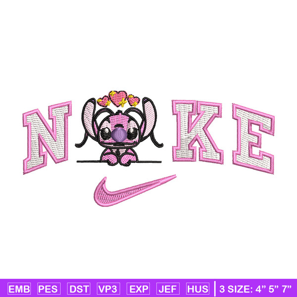 Nike x pink stitch embroidery design, Stitch embroidery, Nike design, Embroidery file,Embroidery shirt, Digital download.jpg