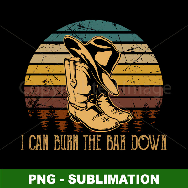 Cowboy Boots Sublimation - High-Quality PNG Digital Download for Insanely Unique Bar Decor