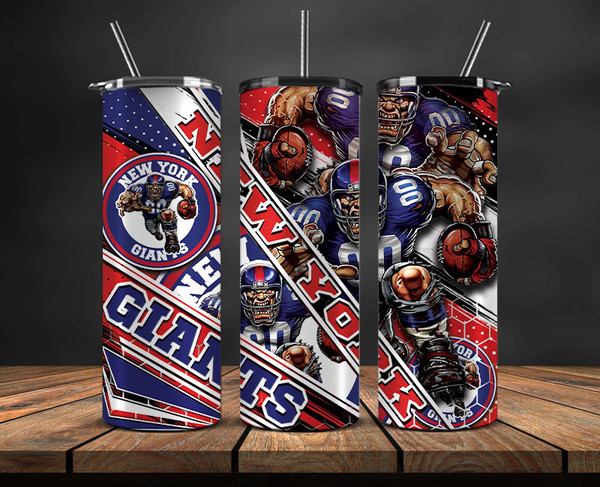 NY Giants Football Png , Football Tumbler Wrap 24 - Inspire Uplift