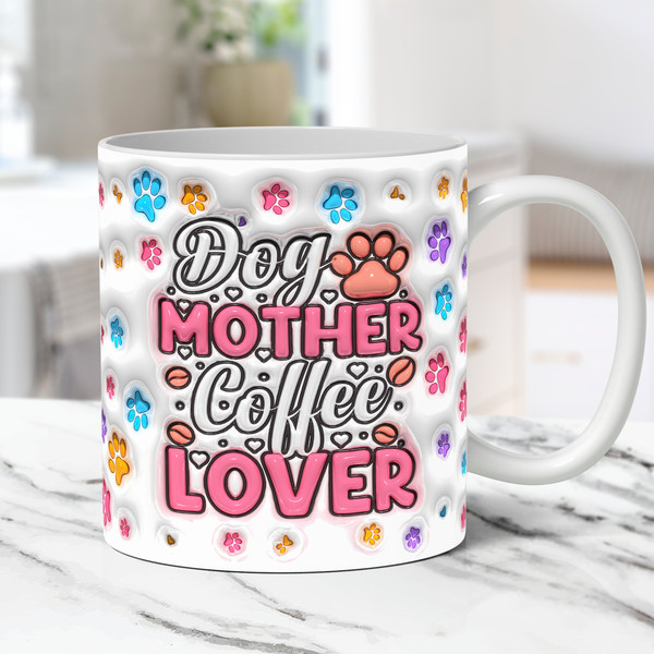 ThisWear Dog Gifts for Women Dog Mom Dog Gift Dog Themed Gifts Best Dog Mom  Mug Happy Mothers Day Gift Dog Coffee Mug 11 ounce Coffee Mug Dog Mom 