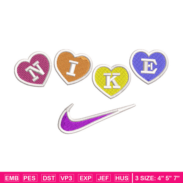 Nike heart embroidery design, Logo embroidery, Nike design, Embroidery shirt, Embroidery file, Digital download.jpg