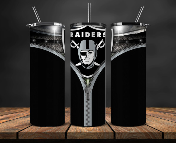 Las Vegas Raiders Zipper Tumbler wrap, Sport tumbler, Straig - Inspire  Uplift