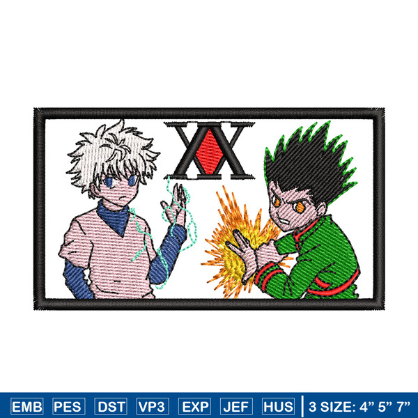 Killua Embroidery Design File/ Hunter x Hunter Anime Embroid - Inspire  Uplift