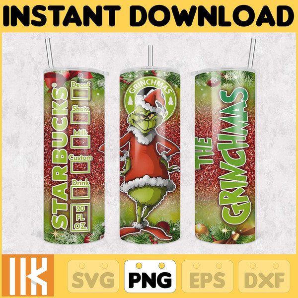 Grinch Tumbler 20oz, Grinch Christmas Tumbler, Christmas gif - Inspire  Uplift