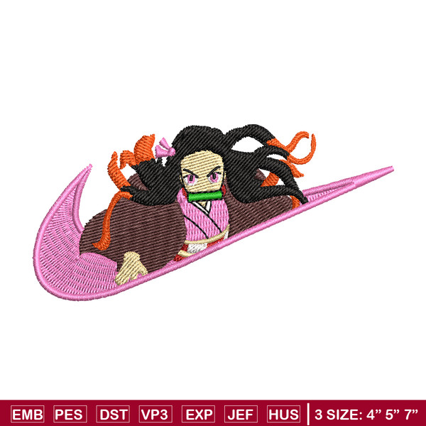 Nezuko Embroidery Design File/ Kimetsu no yaiba Anime Embroi - Inspire  Uplift in 2023