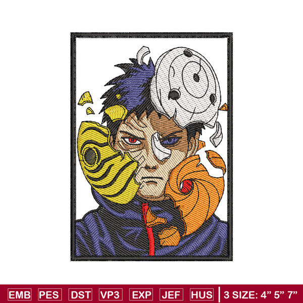 Obito Uchiha, con máscara