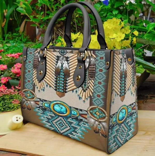 Native American Skull Aesthetic Leather Bag,Native American Women Bag And Purses,Native American Women Handbag,Custom Leather Bag Handbag - 1.jpg