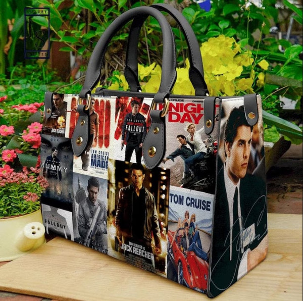 Tom Cruise Leather Bag,Tom Cruise Lover Handbag,Tom Cruise Bags And Purse,Woman Shoulder Bag,Custom Leather Bag,Shopping Bag,Handmade Bag - 1.jpg