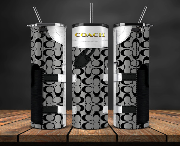 Coach Tumbler Wrap, Coach Logo, Luxury Tumbler 40oz Tumbler - Inspire Uplift