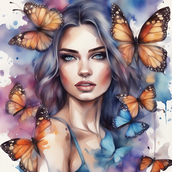 girl-with-butterflies-watercolor-printable-9.png