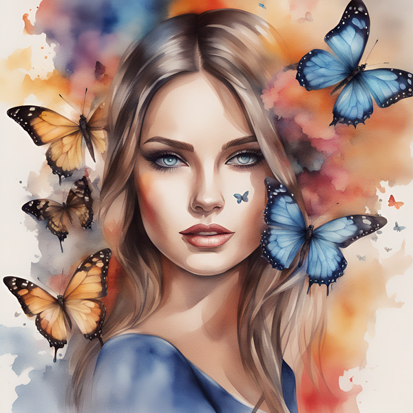 girl-with-butterflies-watercolor-printable-22.png