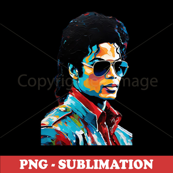 Retro Michael Jackson Tee - Vintage Style - Show Your Love for the King of Pop - Limited Edition PNG Sublimation Digital Download