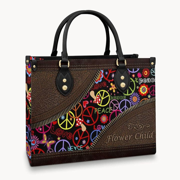 Peace Hippie Handtasche