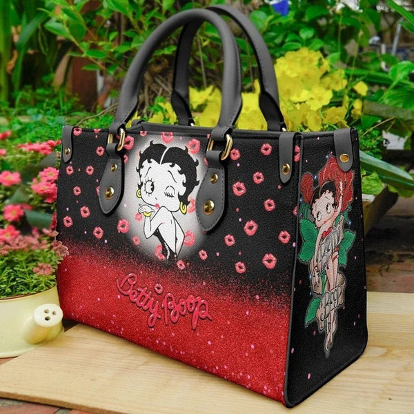 Betty Boop bag and hand bag, Betty boop shirt gift, betty boop travel bag - 1.jpg