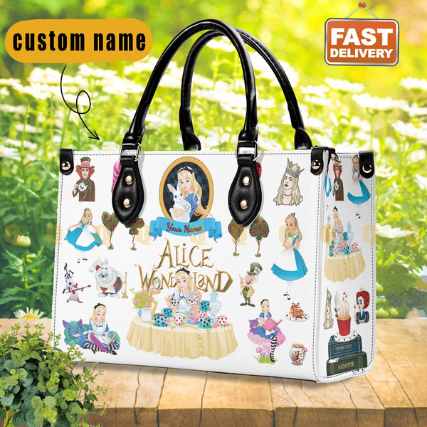 Alice In Wonderland tote, Alice in Wonderland Bag, Disney bag, bag