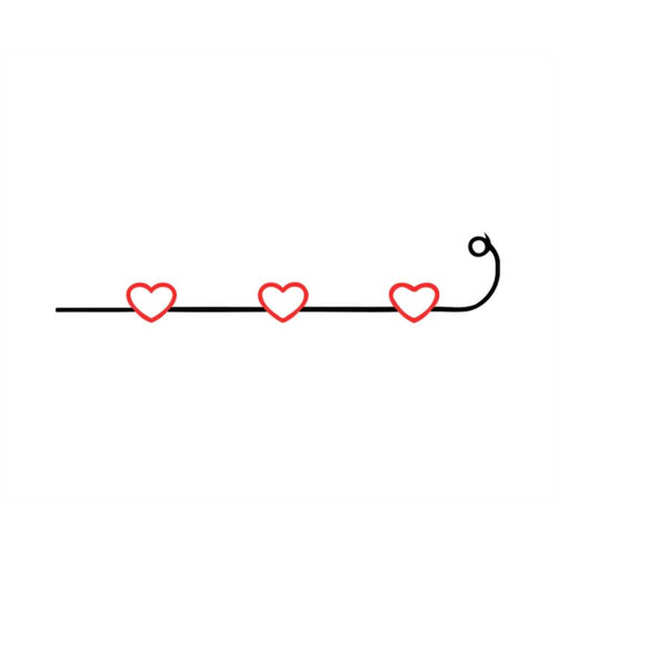 heart line border clip art