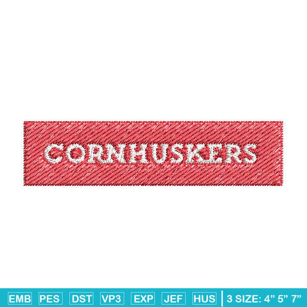 Nebraska Cornhuskers embroidery, Nebraska Cornhuskers embroidery, Football embroidery design, NCAA embroidery. (6).jpg
