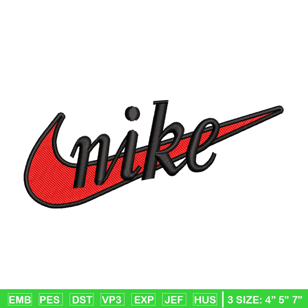 Nike red logo embroidery design, Nike embroidery, Nike design, Embroidery file,Embroidery shirt, Digital download.jpg