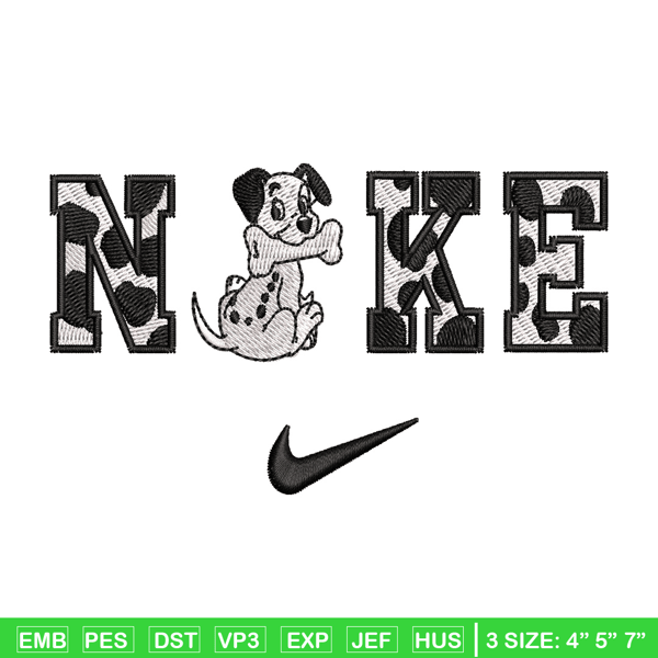 Nike x Dalmatian embroidery design, Dalmatian embroidery, Nike design,Embroidery shirt, Embroidery file,Digital download.jpg