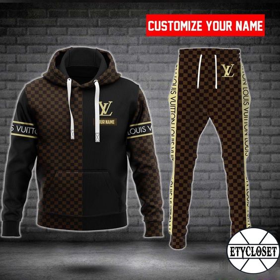Louis vuitton jacket hoodie sweatpants pants lv luxury brand