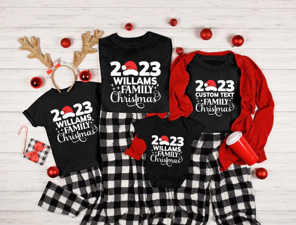 2023 Custom Family Christmas Shirt,Family Matching Christmas Tshirt,Matching Christmas 2023 Shirts,Personalized Christmas Shirt,Custom Xmas - 2.jpg