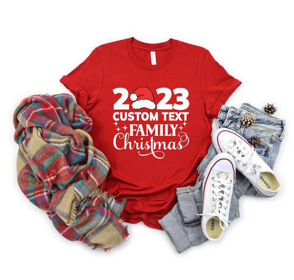 2023 Custom Family Christmas Shirt,Family Matching Christmas Tshirt,Matching Christmas 2023 Shirts,Personalized Christmas Shirt,Custom Xmas - 4.jpg