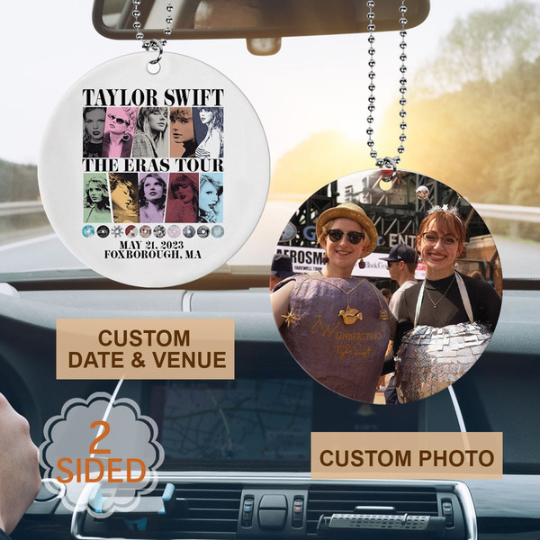 Custom Eras Tour 2023 Photo Ceramic Ornament,Personalized Taylor Swiftie Christmas Ornament,Eras Tour 2023 Christmas Gift Fans,Tree Ornament - 2.jpg