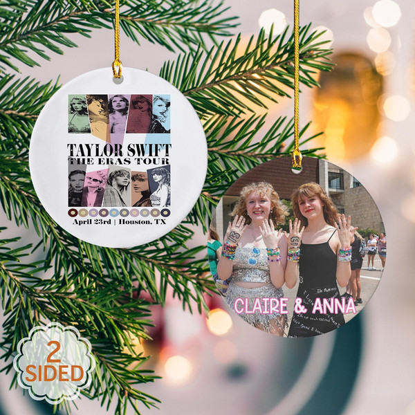 Custom Taylor Swift The Eras Tour 2023 Christmas Ornament