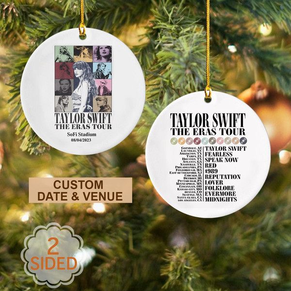 Christmas Ornament, Trendy Ornaments, Cute Christmas Gift for Fans, Christmas Taylor Ceramic Ornament, Xmas Ornament Gift Fans,Tree Ornament - 1.jpg