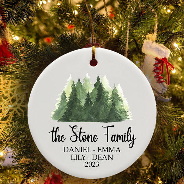 Family Christmas Ornament, Custom Family Keepsake, Personalized Family Ornament, Christmas Tree Ornament, Christmas Gift For Family - 3.jpg