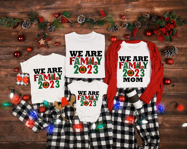 We Are Family 2023 Shirt,We Are Family 2023 Christmas Party Shirt,Christmas Group Family Shirts,Custom We Are Family Shirt,New Year Shirts - 2.jpg